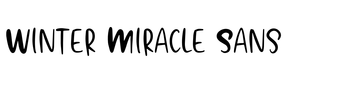 Winter Miracle Sans